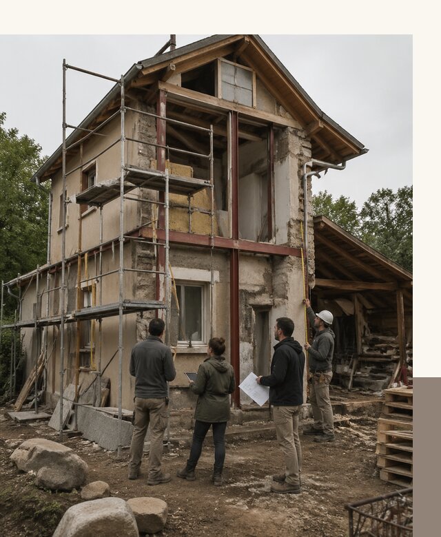 Реконструкция загородного дома под ключ в Рыбинске от бюро