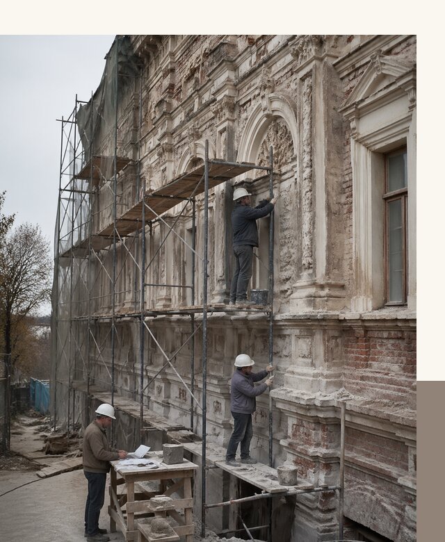 Реставрация объектов культурного наследия под ключ в Рыбинске